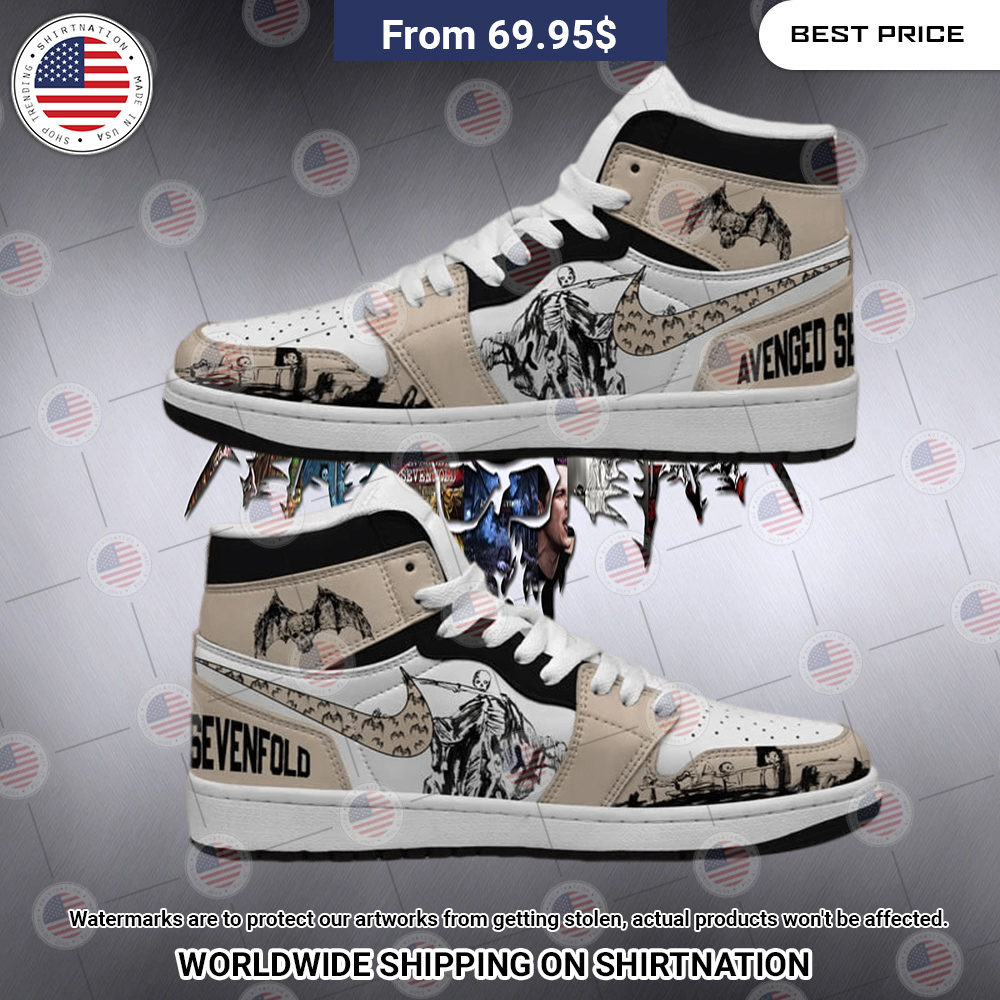 BEST Avenged Sevenfold Air Jordan High Top Shoes