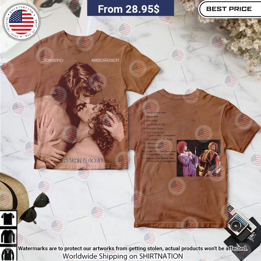 Barbra Streisand A Star Is Born Album Shirt Rocking picture