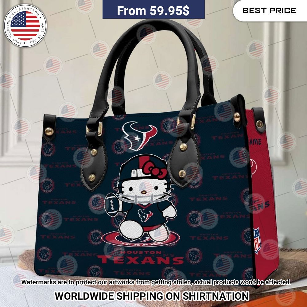 Custom Houston Texans Hello Kitty Leather Handbag You look so healthy and fit