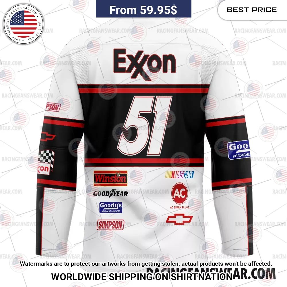 Days of Thunder Exxon Nascar Film Racing Hockey Jersey Best couple on earth