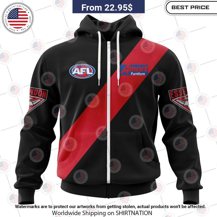 Essendon Football Club Home Custom Shirt I like your dress, it is amazing