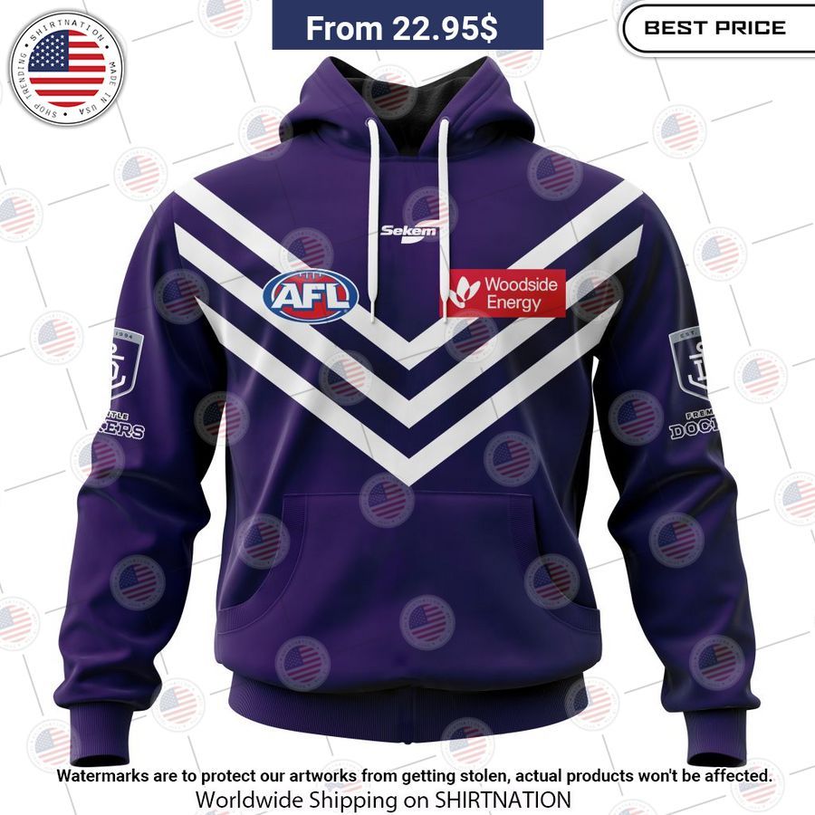 Fremantle Dockers Home Custom Shirt Stand easy bro