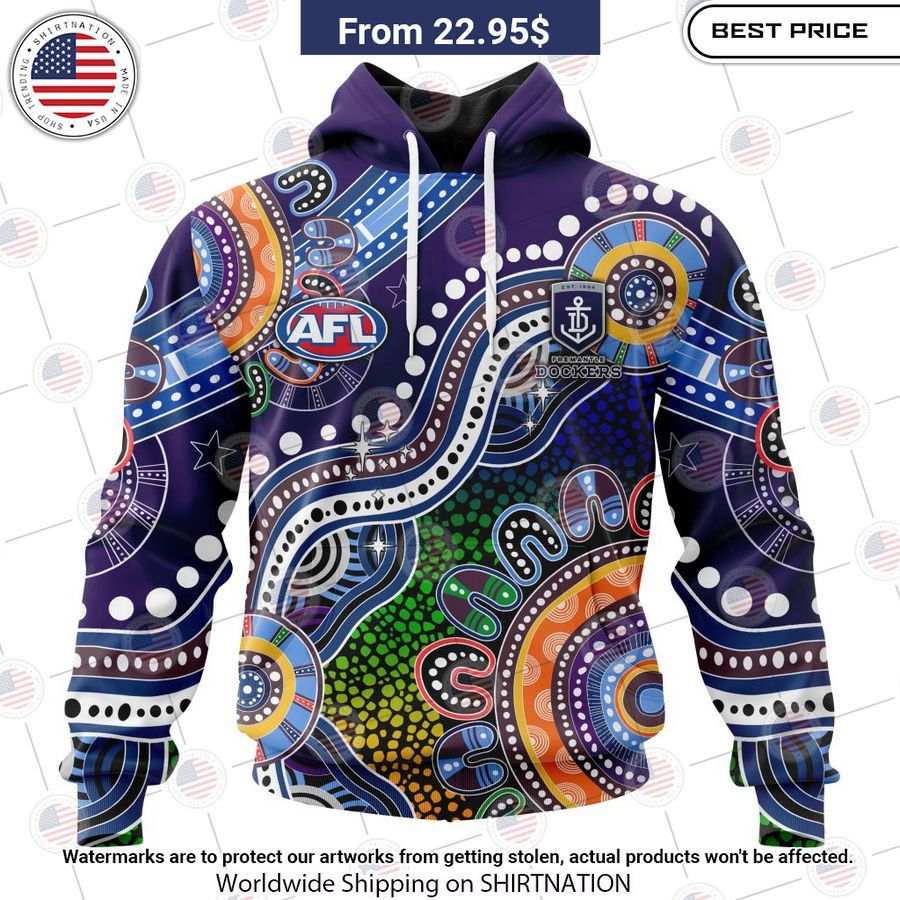 Fremantle Dockers Indigenous Custom Shirt Gang of rockstars