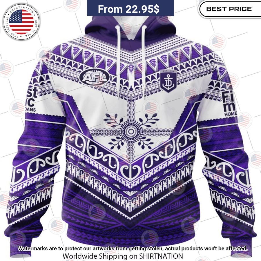 Fremantle Dockers Pasifika Custom Shirt Natural and awesome