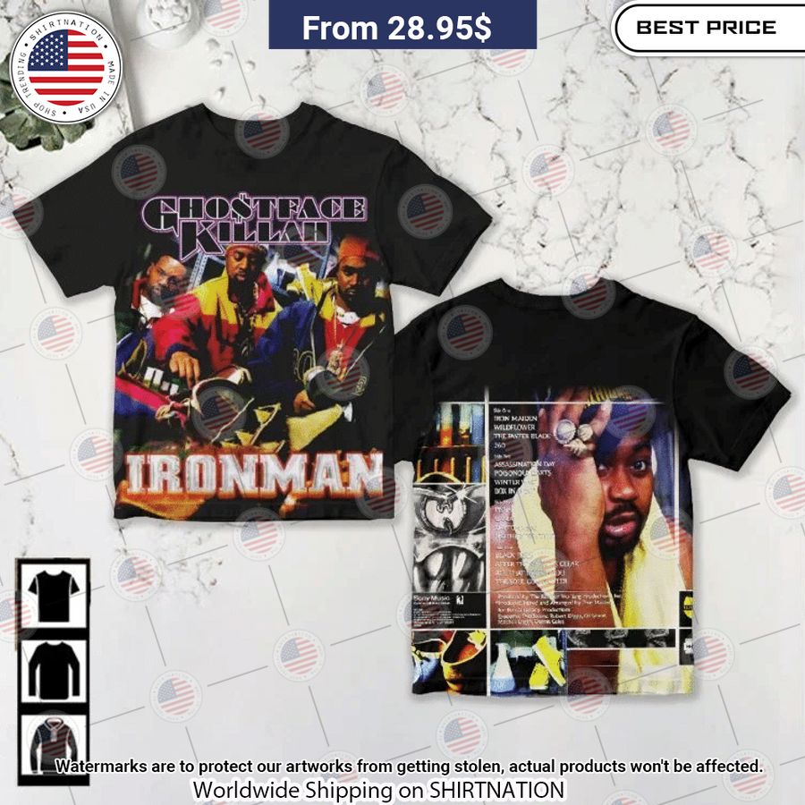 Ghostface Killah Ironman Album Shirt Great, I liked it