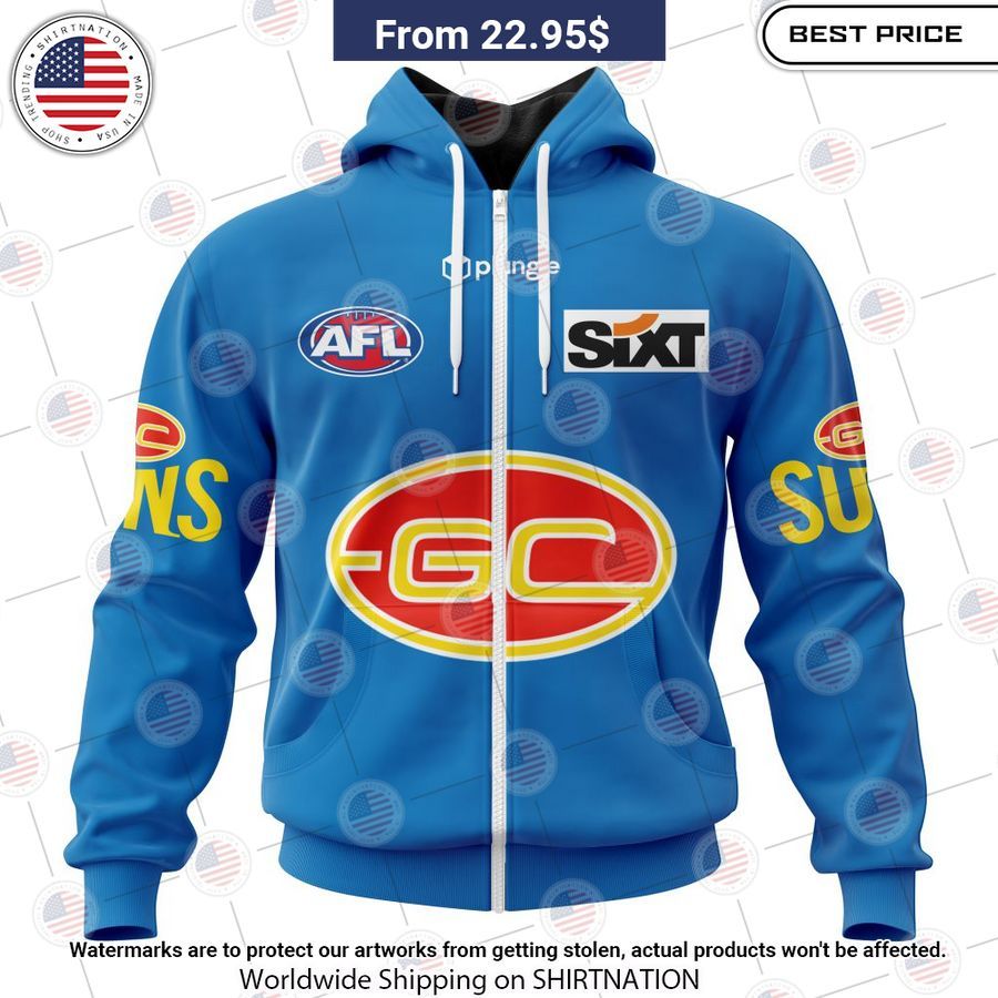 Gold Coast Suns Clash Custom Shirt Eye soothing picture dear