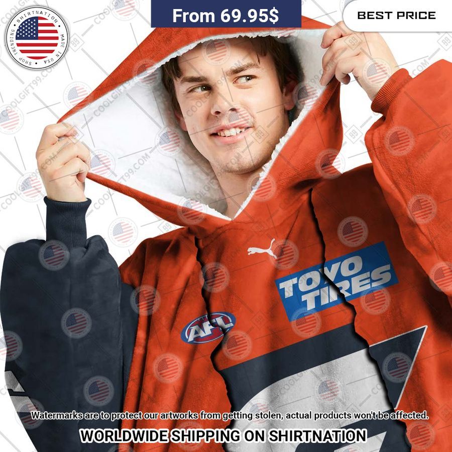 Greater Western Sydney Giants Mix Hoodie Blanket Stunning