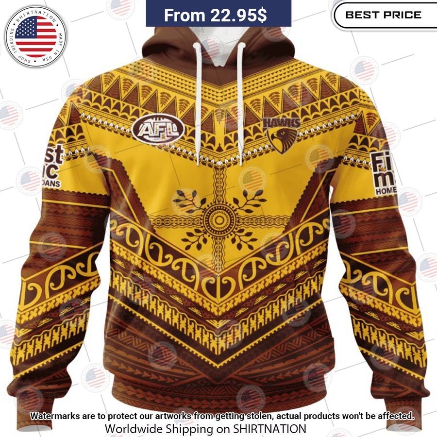 Hawthorn Football Club Pasifika Custom Shirt Nice photo dude