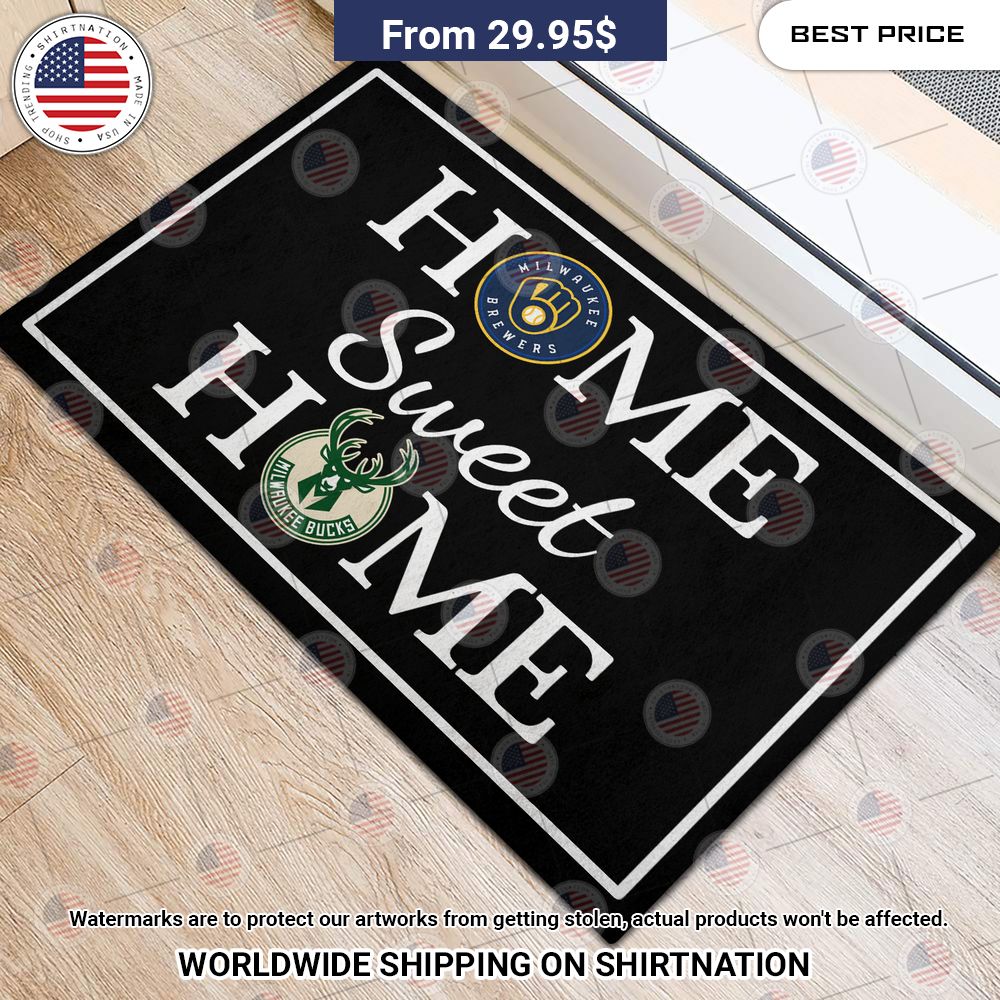 home sweet home milwaukee brewers milwaukee bucks doormat 2 380.jpg