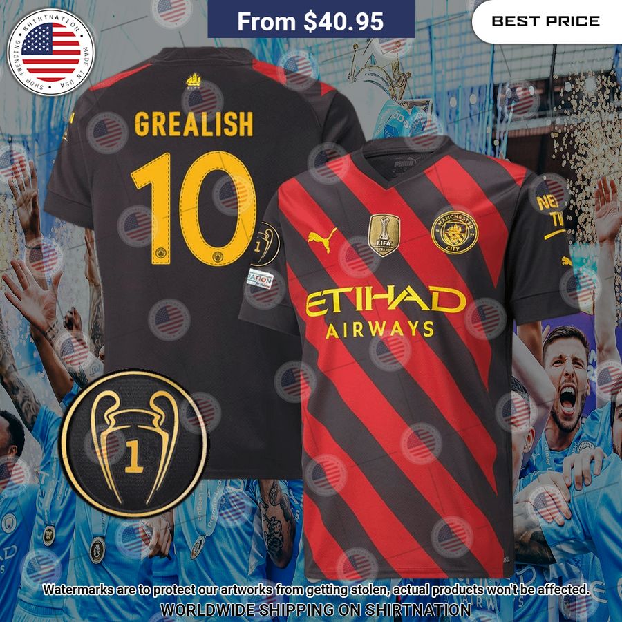 Jack Grealish Manchester City Away Football Jersey Nice photo dude