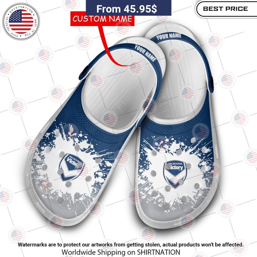 Melbourne Victory Crocs Shoes Rocking picture