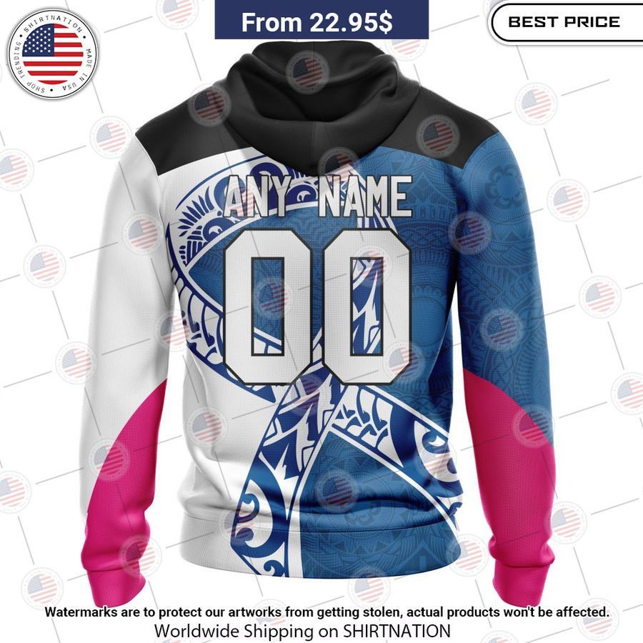 North Melbourne Football Club Samoa Fight Cancer Custom Shirt Sizzling