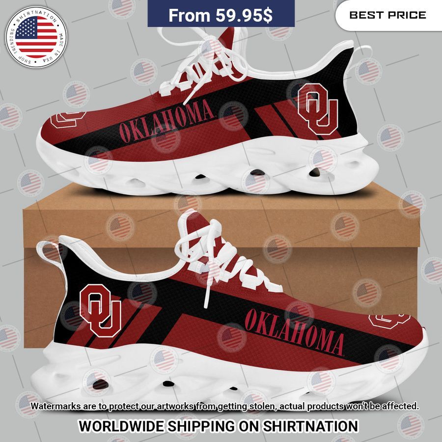 Oklahoma Sooners Max Soul Shoes Eye soothing picture dear