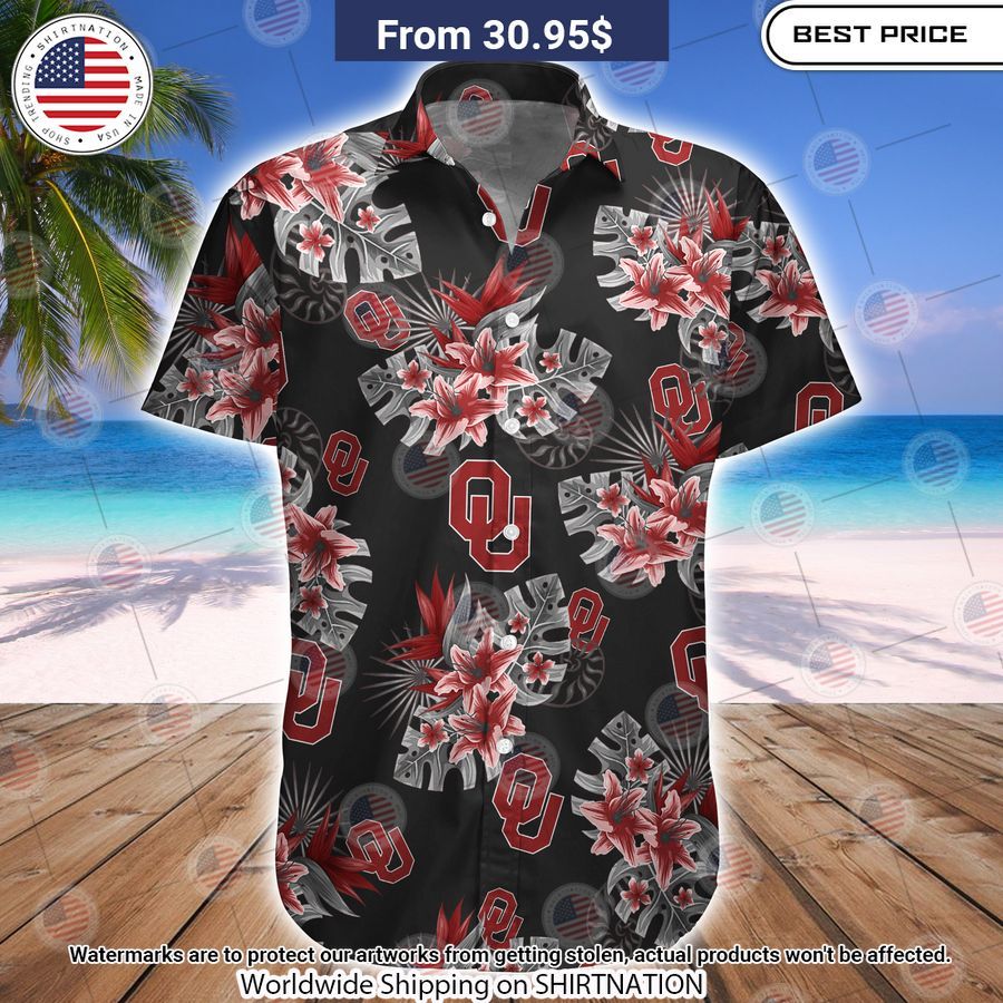 Oklahoma Sooners Tide Football Hawaiian Shirt Nice photo dude