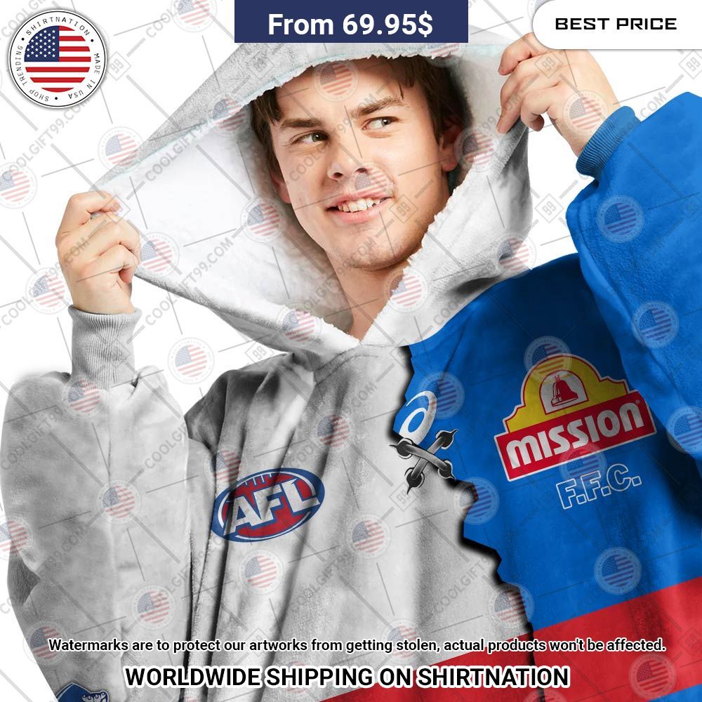 personalized afl western bulldogs jersey oodie blanket hoodie 2 973.jpg