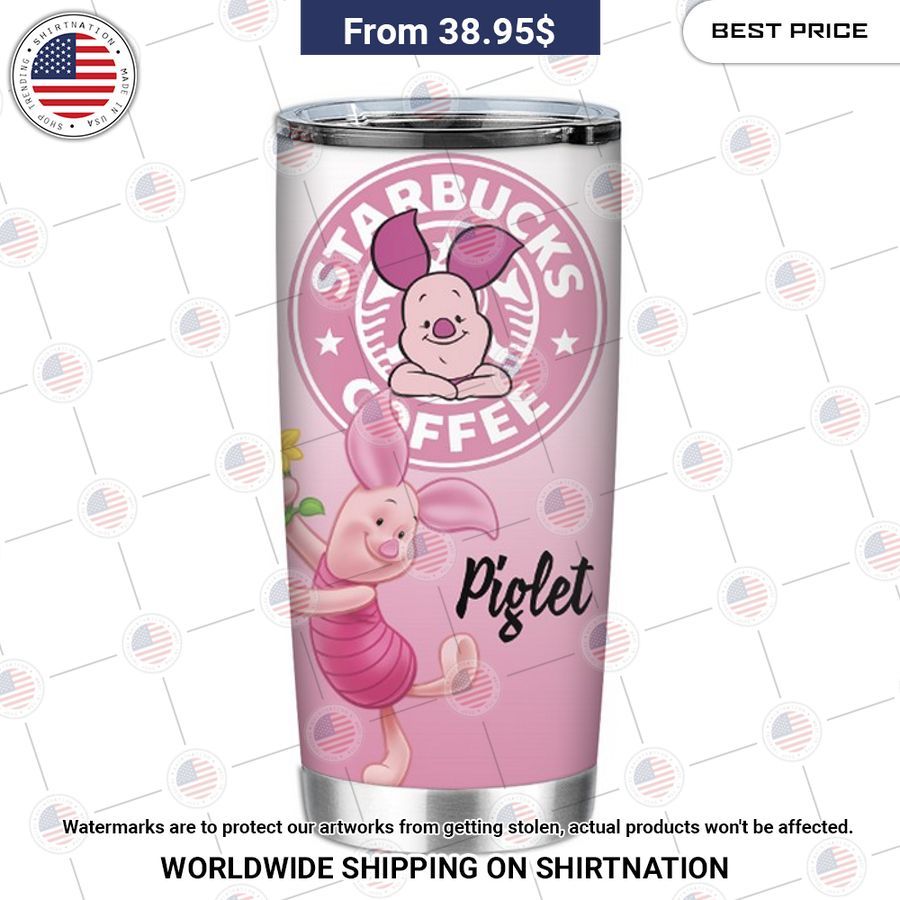 Piglet Disney Starbucks Tumbler Amazing Pic