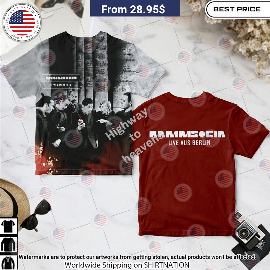 Rammstein Live aus Berlin Album Shirt Gang of rockstars