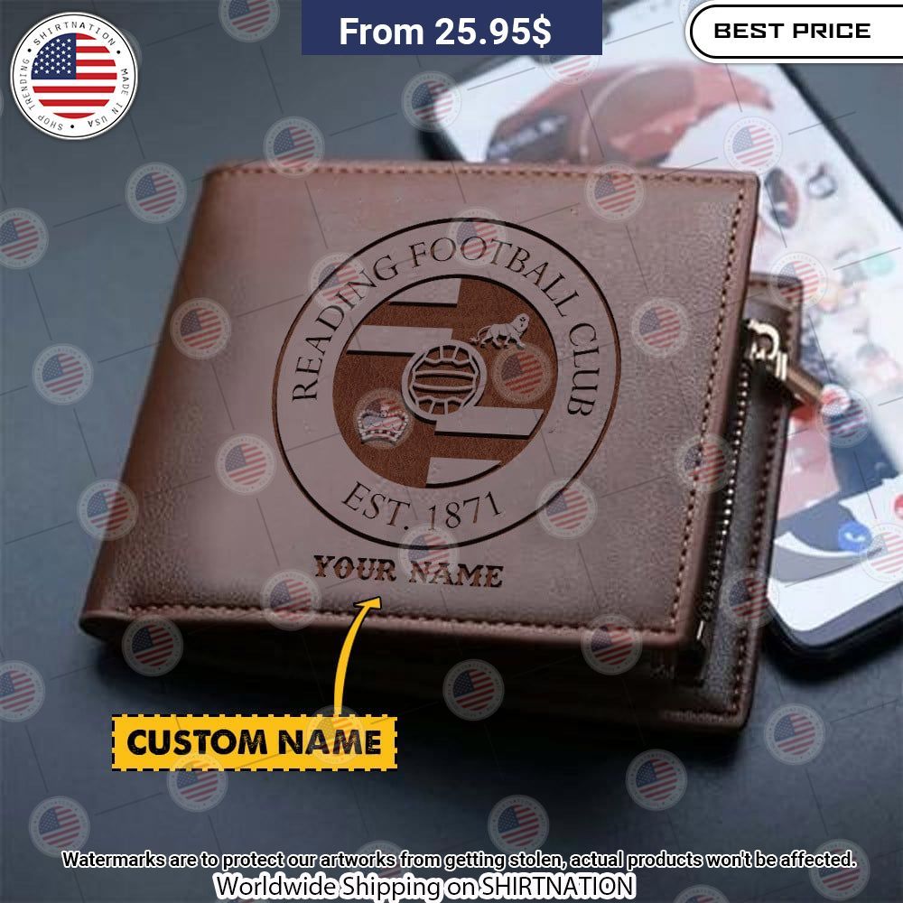 Reading Personalized Leather Wallet It is too funny