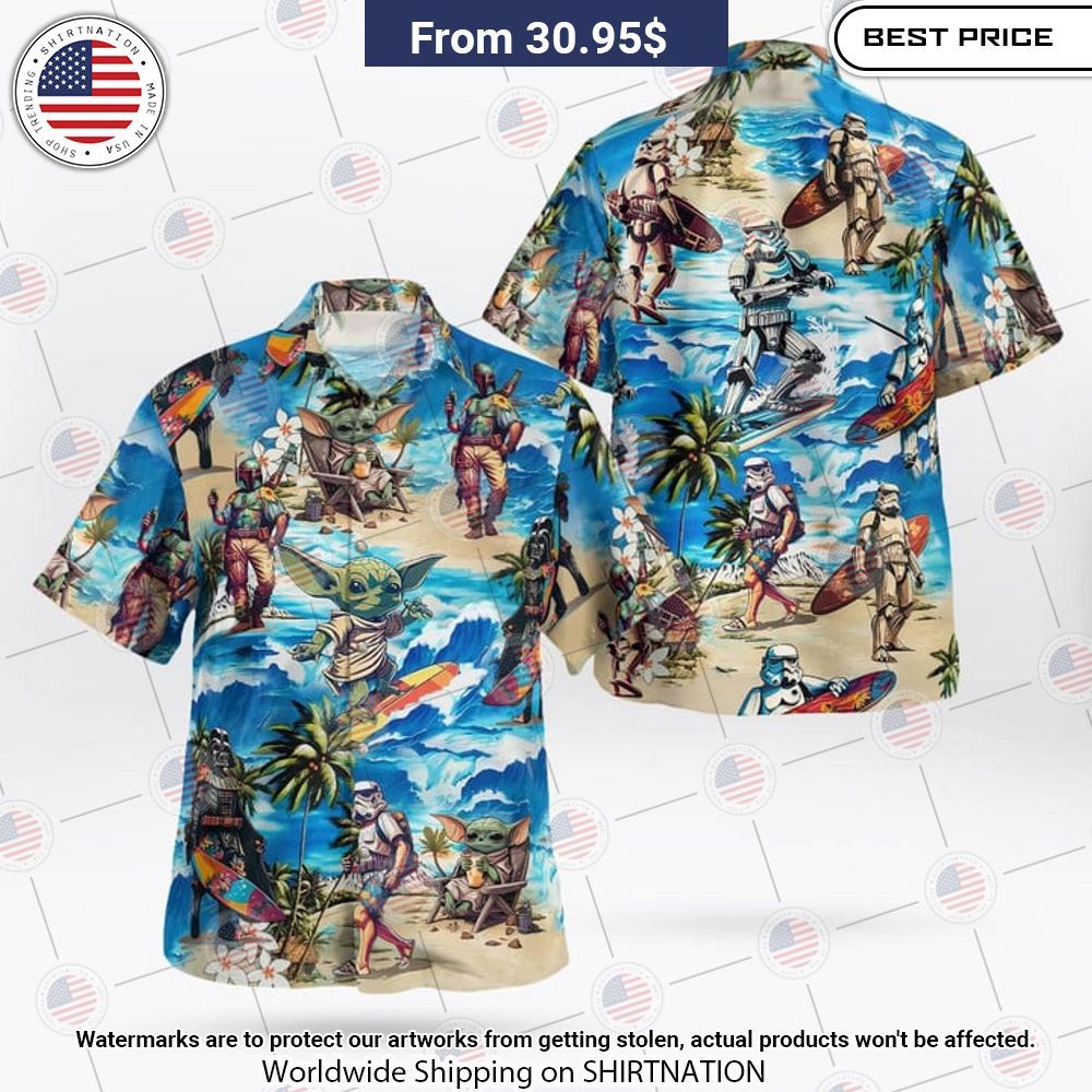 Special Star Wars Surfing Hawaiian Shirt Super sober