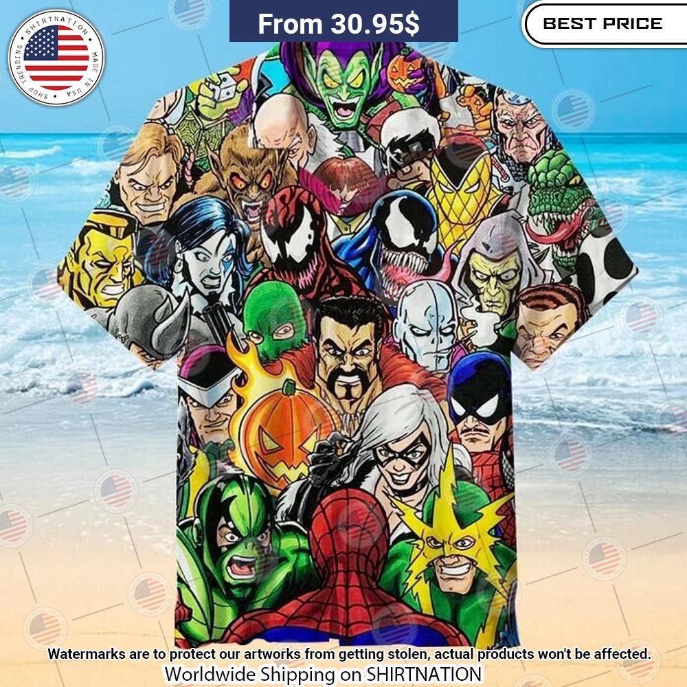 Spider Man Villains Hawaiian Shirt Ah! It is marvellous