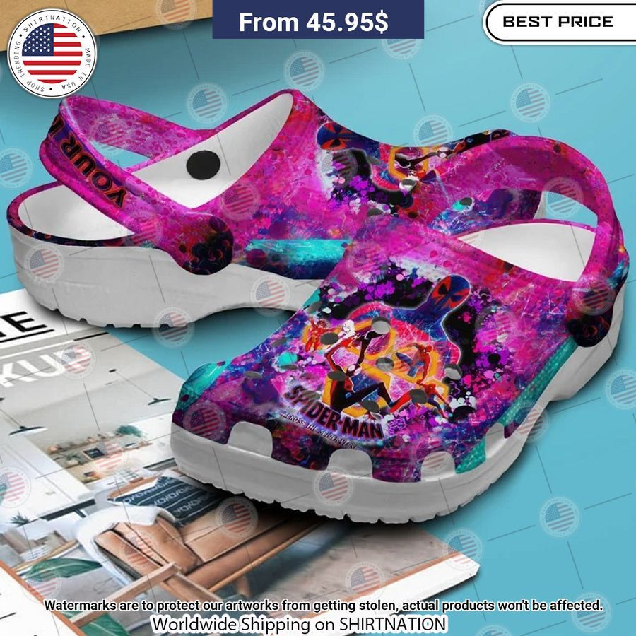 Spiderman Across the spider verse Custom Crocband Shoes Cool look bro