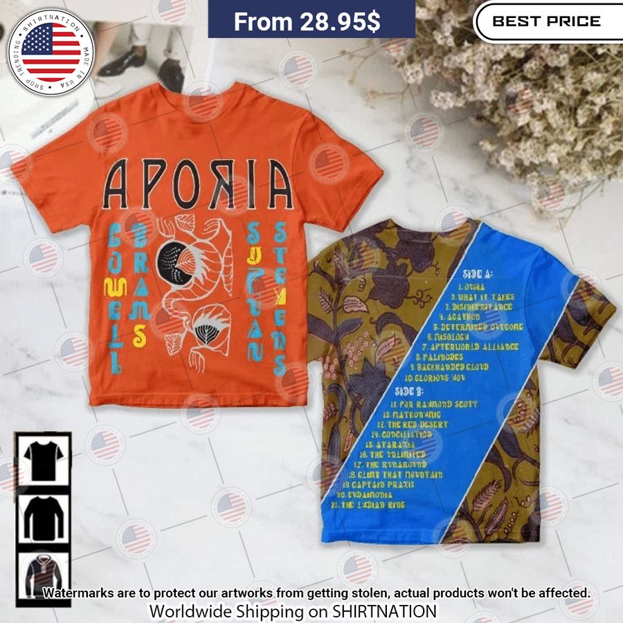 Sufjan Stevens Aporia Album Shirt Oh my God you have put on so much!