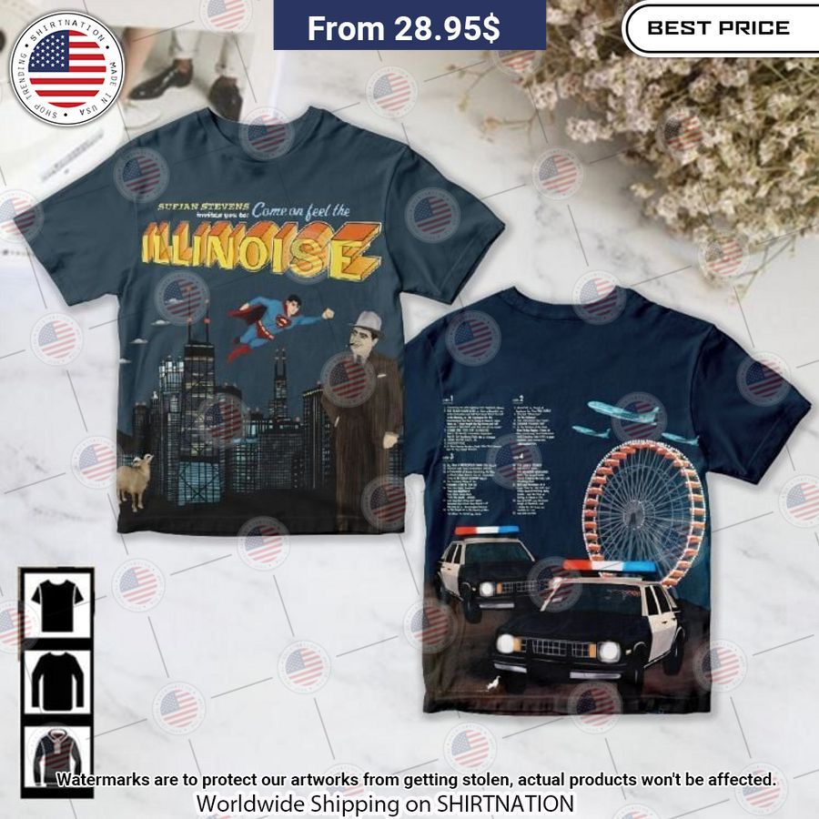 Sufjan Stevens Illinois Album Shirt Ah! It is marvellous