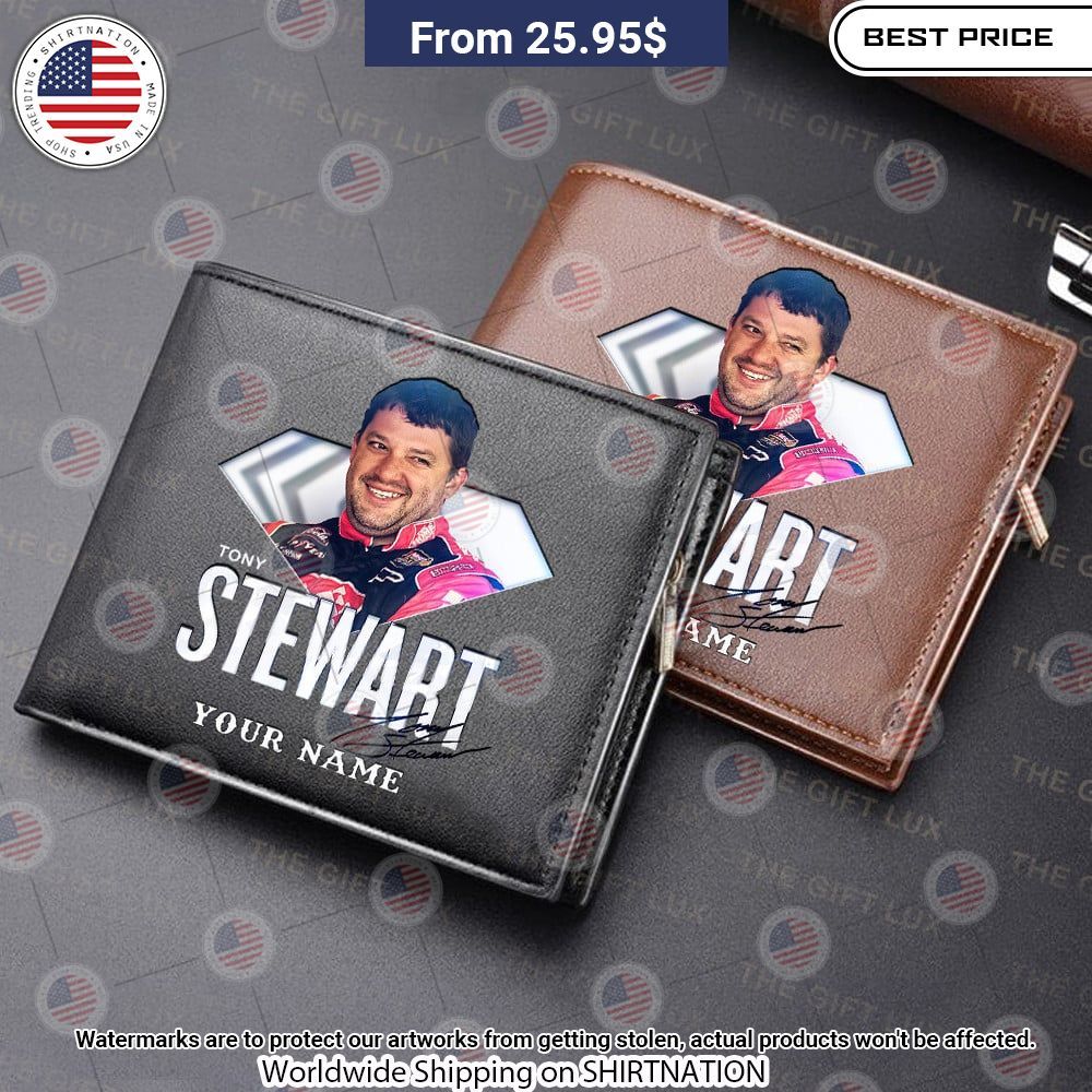 Tony Stewart Custom Leather Wallet Coolosm