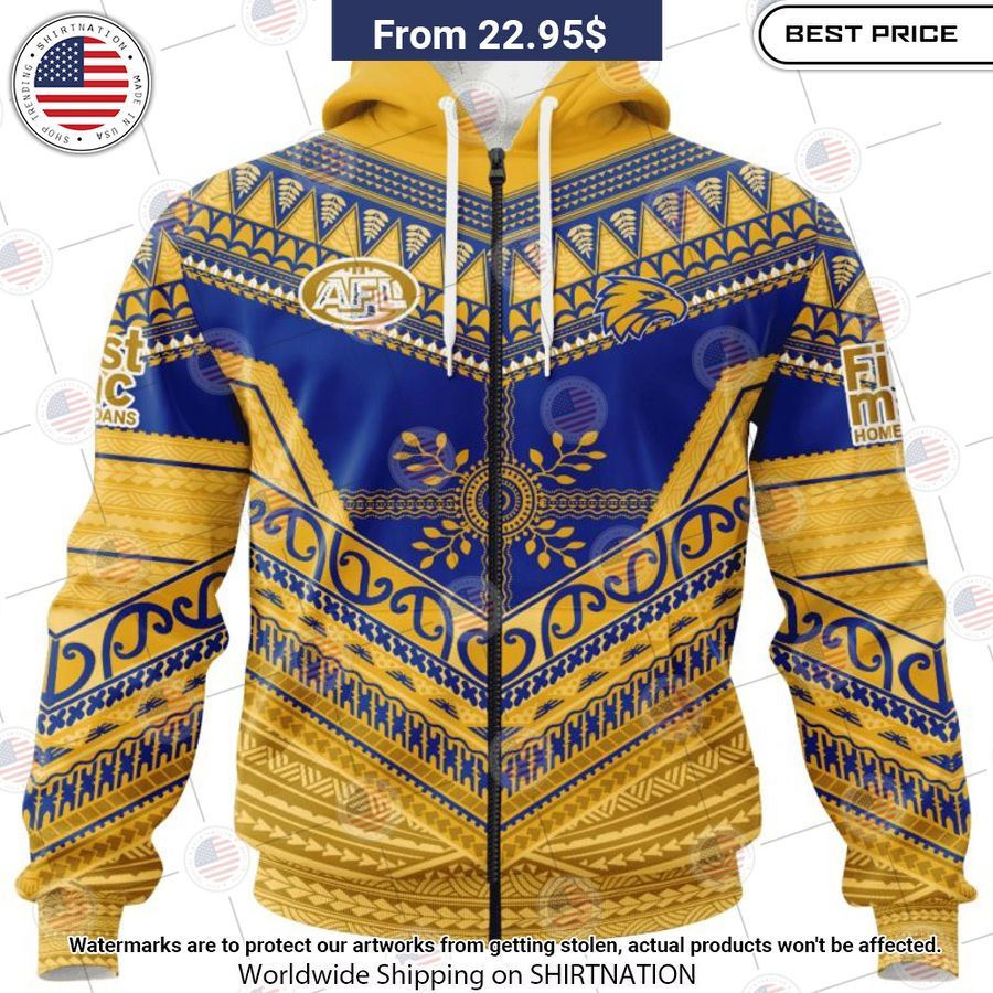 West Coast Eagles Pasifika Custom Shirt You look lazy