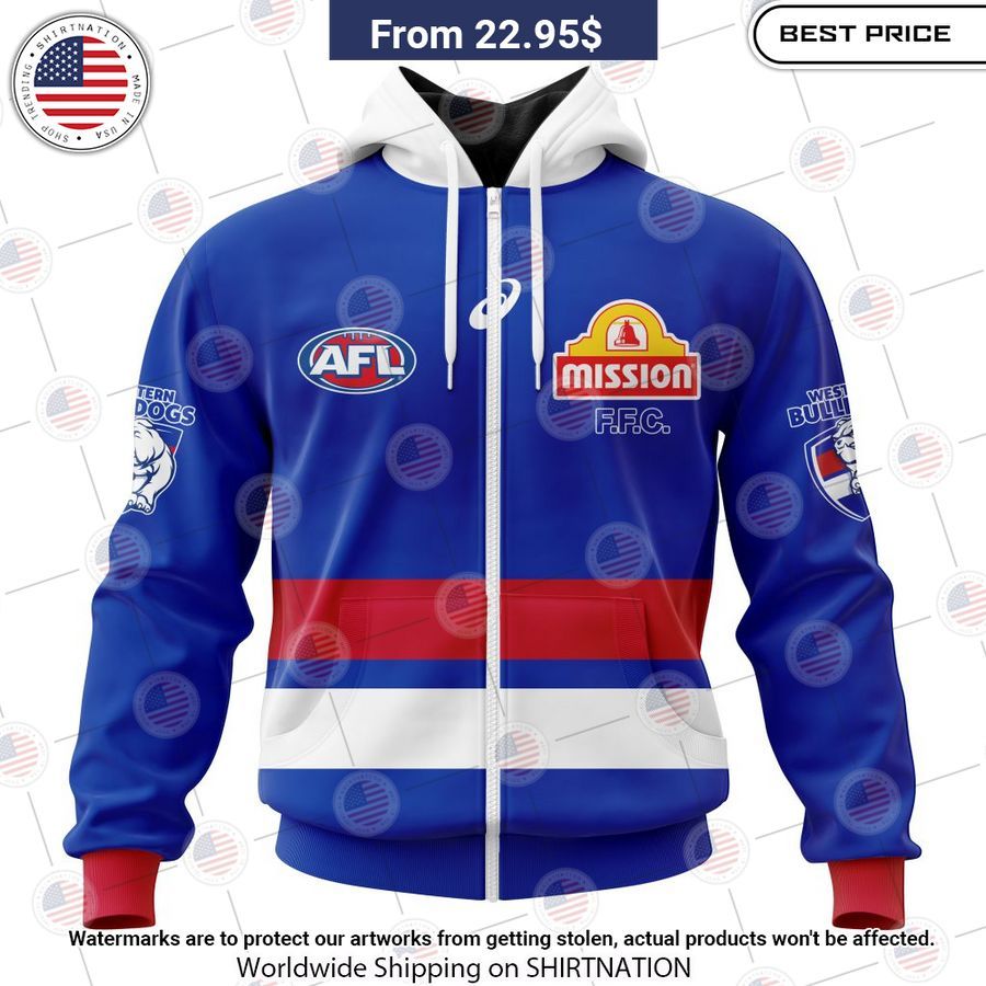 Western Bulldogs Home 2023 Custom Shirt Good one dear