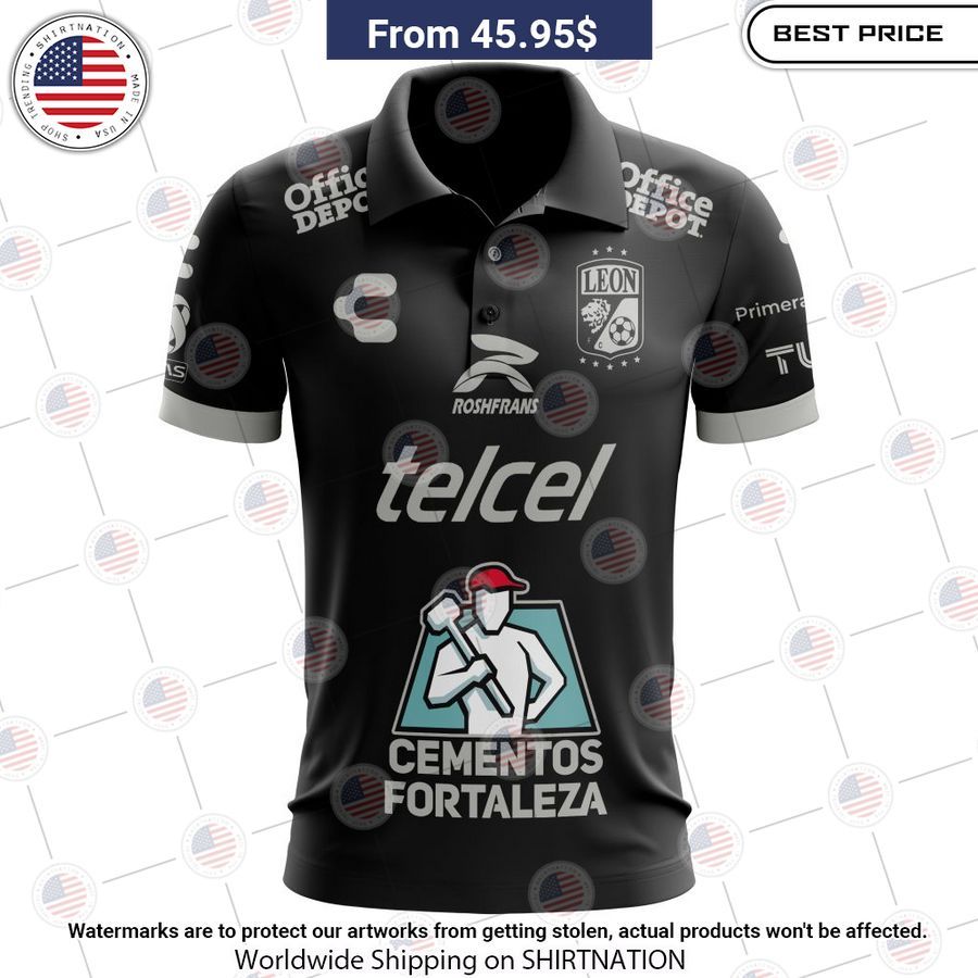 Leon 2023 2024 Away Liga MX Custom Polo Nice bread, I like it