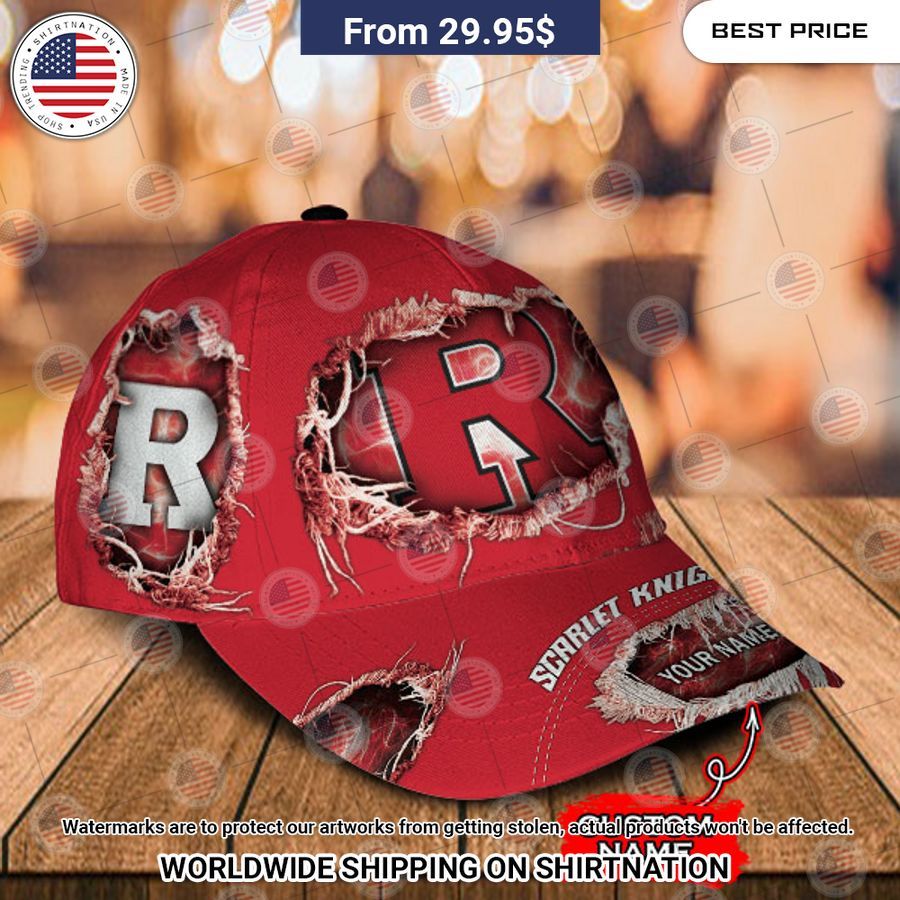 NCAA Rutgers Scarlet Knights Custom Cap Beautiful Mom, beautiful daughter