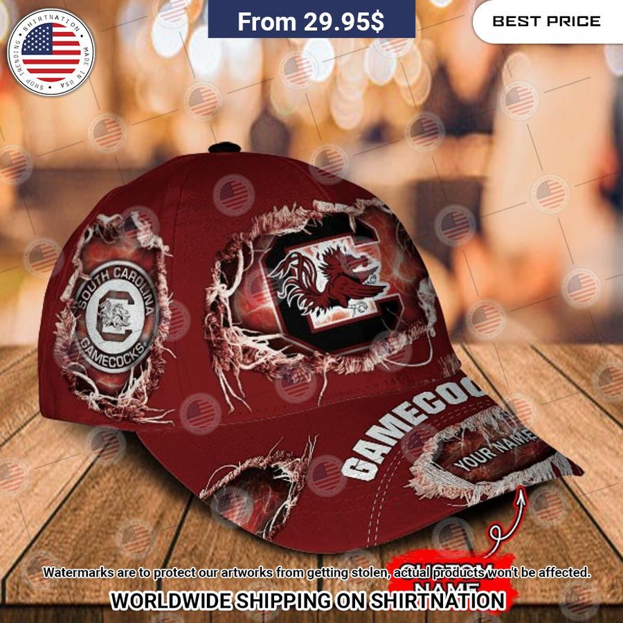 NCAA South Carolina Gamecocks Custom Cap Natural and awesome