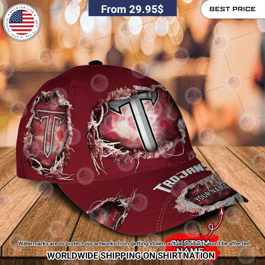 NCAA Troy Trojans Custom Cap Nice Pic