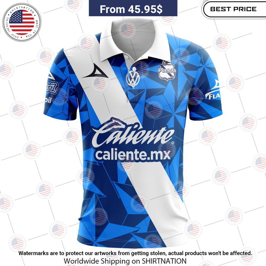 Puebla 2023 2024 Away Liga MX Custom Polo You look cheerful dear