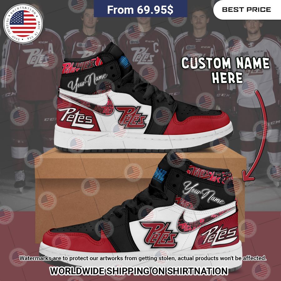 Peterborough Petes Custom Air Jordan 1 Nice bread, I like it