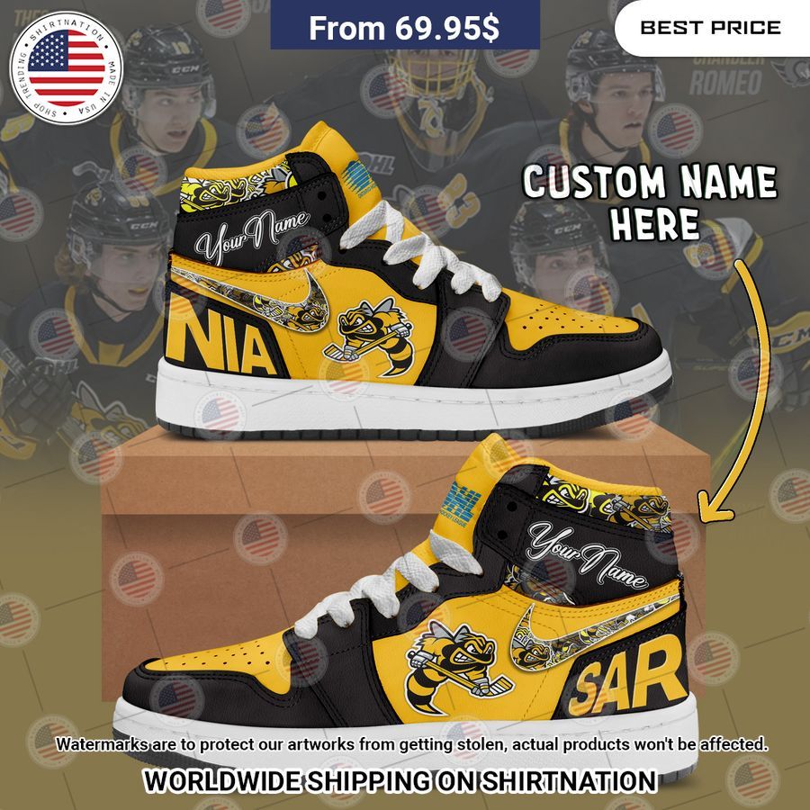 Sarnia Sting Custom Air Jordan 1 You look too weak