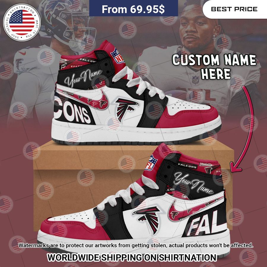 Atlanta Falcons Custom Air Jordan 1 I like your hairstyle