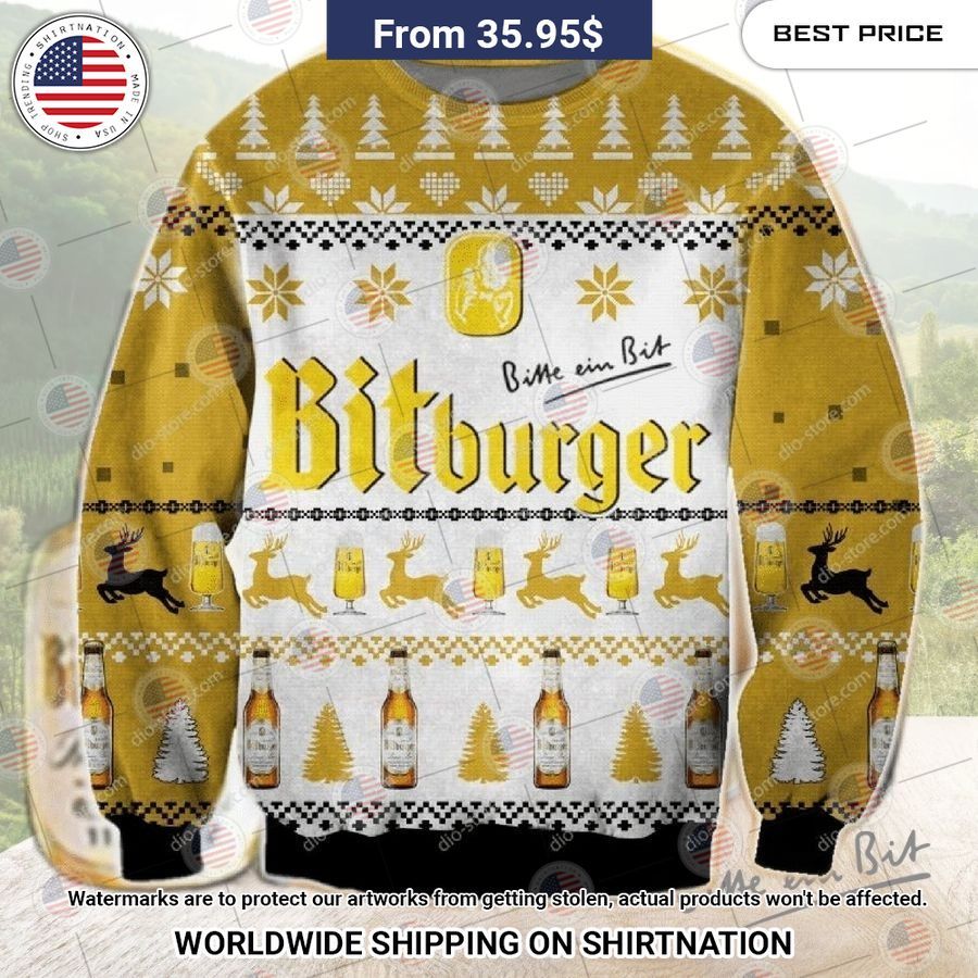 Bitburger Christmas Sweater Nice Pic