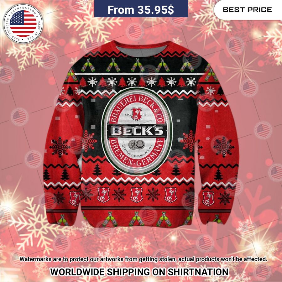 Brauerel Beck Christmas Sweater You look so healthy and fit