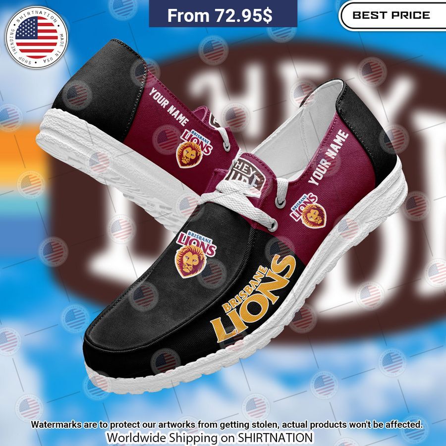 Brisbane Lions Custom Hey Dude Shoes Stunning