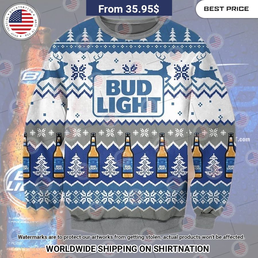 Bud Light Christmas Sweater Beauty lies within for those who choose to see.