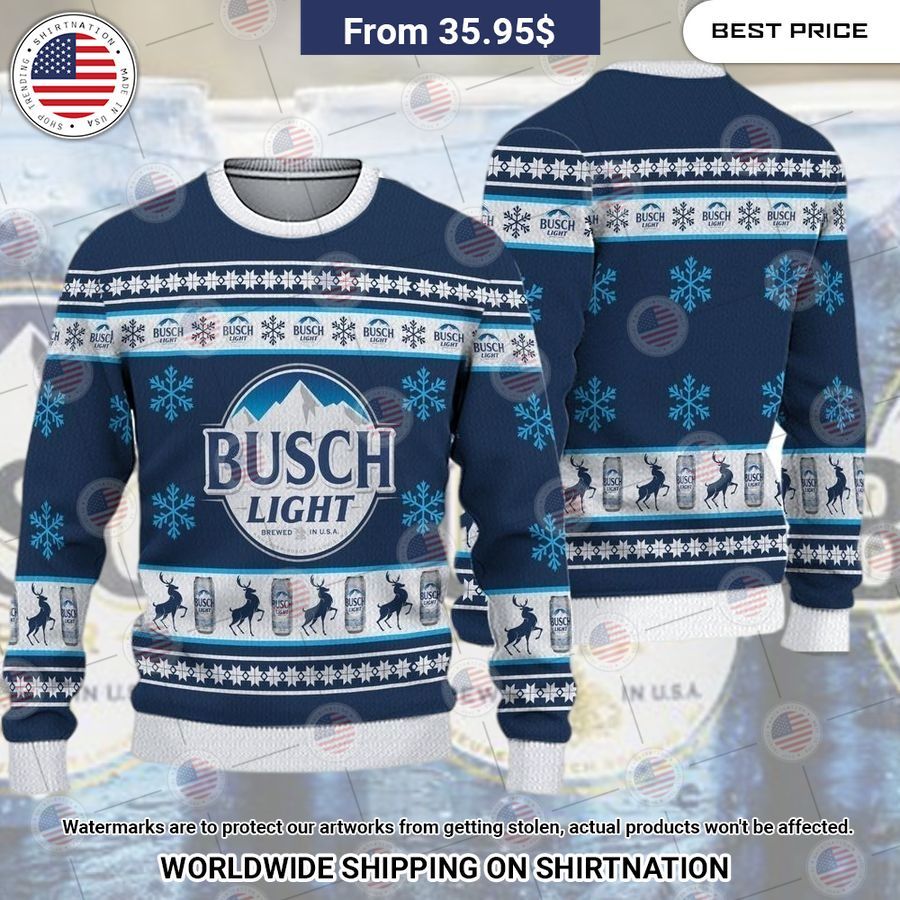 Busch Light Christmas Sweater Which place is this bro?