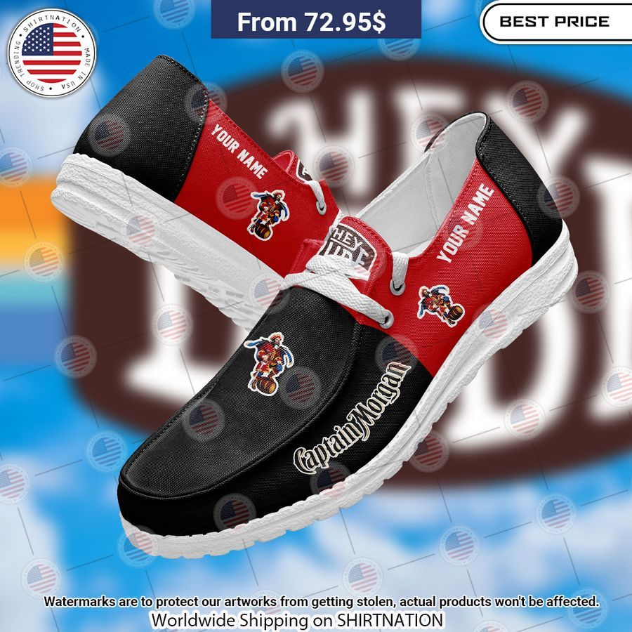 Captain Morgan Custom Hey Dude Shoes Super sober