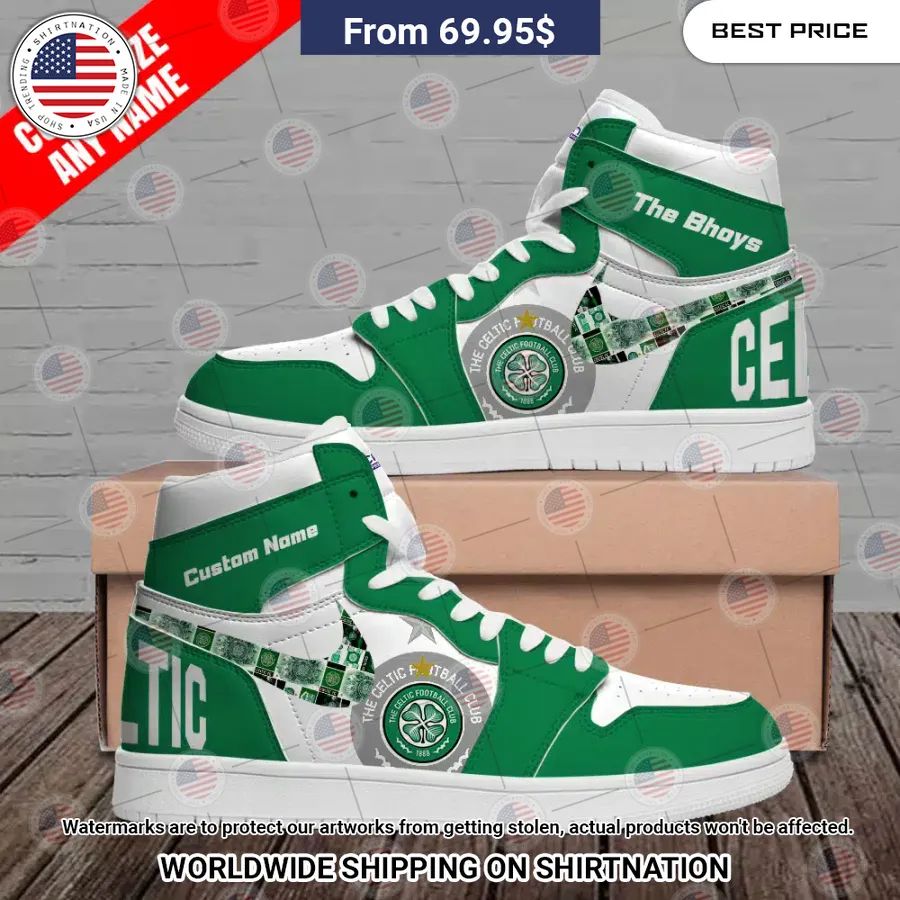 Celtic Football Club Custom Air Jordan 1 Loving, dare I say?