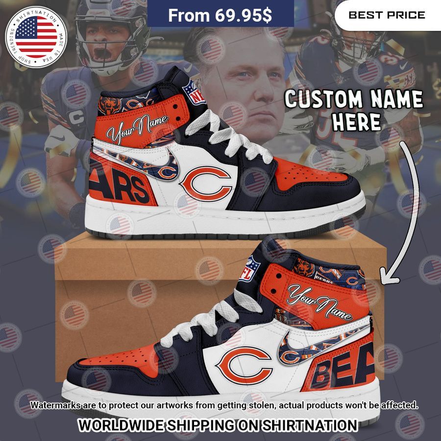 Chicago Bears Custom Air Jordan 1 Great, I liked it