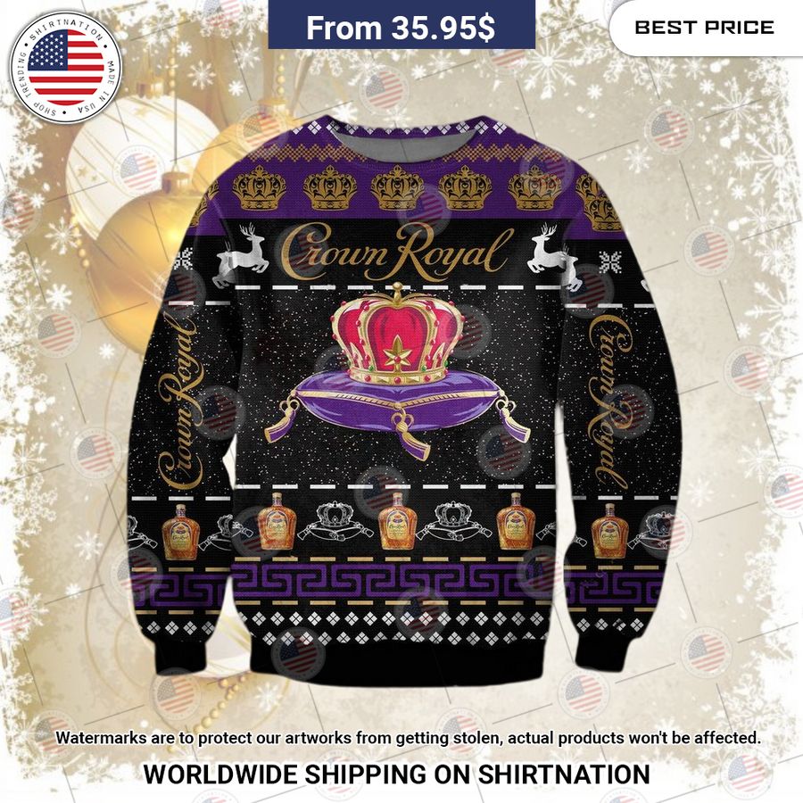 Crown Royal Christmas Sweater I like your hairstyle