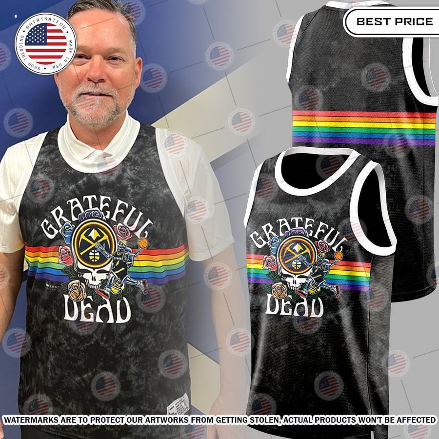 Denver Nuggets NBA Basketball Jersey Super sober