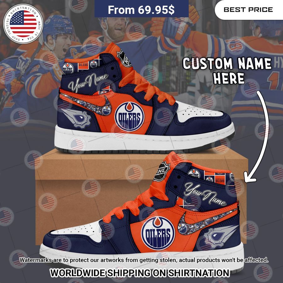 edmonton oilers custom nike air jordan high top shoes 1 793.jpg