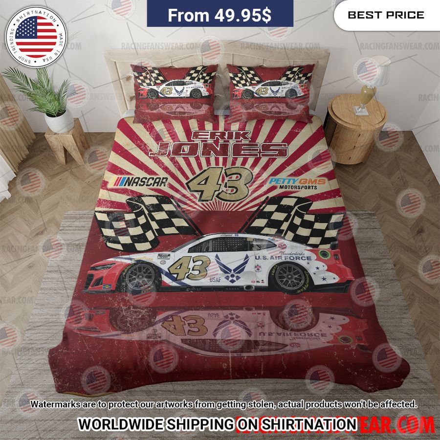 Erik Jones Nascar Racing Bedding Set This place looks exotic.